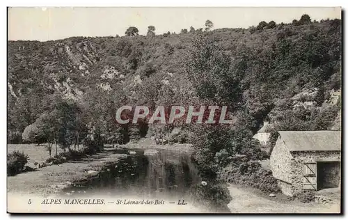 Alpes Mancelles Ansichtskarte AK St leonard des Bois