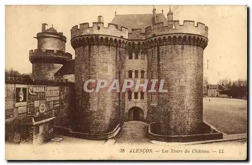 Alencon Ansichtskarte AK Les tours du chateau