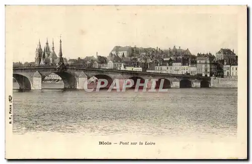 Blois Cartes postales Pont sur la Loire