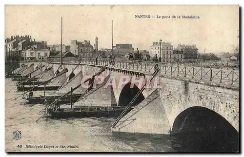 Nantes Cartes postales Le pont de la Madeleine