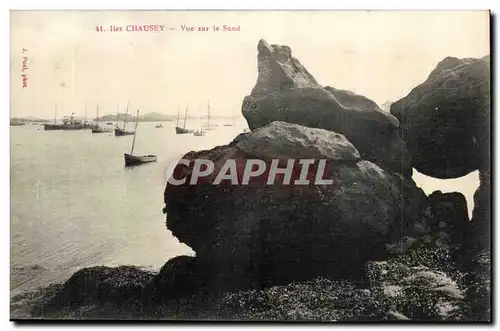 Iles Chausey Cartes postales Vue sur le Sund