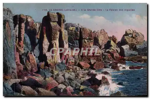 Le CRoisic Cartes postales A la grande cote La falaise des Aiguilles