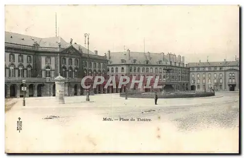 Metz Ansichtskarte AK Place du theatre