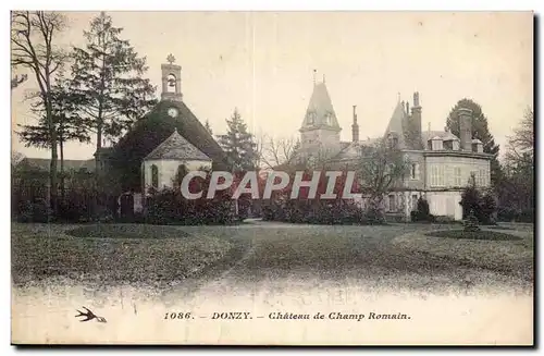 Donzy Cartes postales Chateau du champ romain