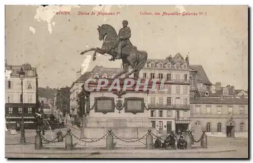 Rouen Cartes postales Statue de Napoleon 1er