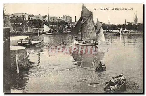 Royan Ansichtskarte AK La rentree du port (bateau)