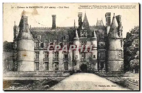 Ansichtskarte AK Chateau de Maintenon Cote nord