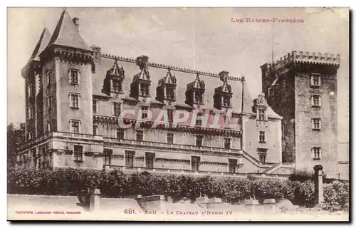 Pau Cartes postales Le chateau d&#39Henri IV