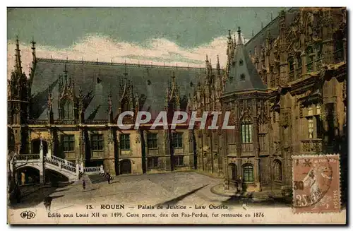 Rouen Cartes postales palais de justice