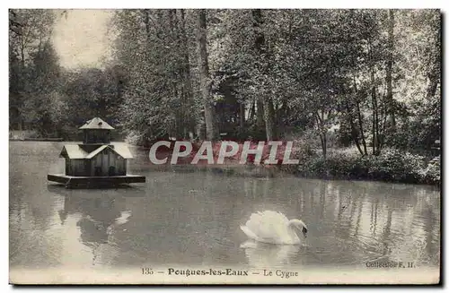 Pougues les Eaux Ansichtskarte AK Le cygne (swan)