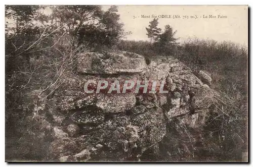 Mont Saint Odile Cartes postales Le mur paien