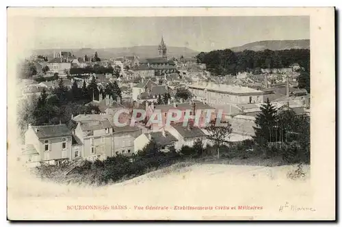 Bourbonne les Bains Cartes postales Vue generale etablissements civils et militaires