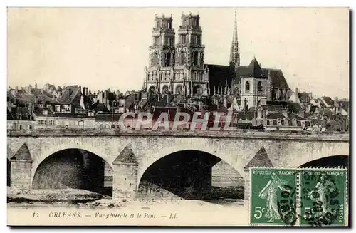 Orleans Ansichtskarte AK Vue generale et le pont