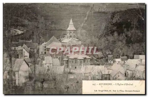 Auvergne Cartes postales L&#39eglise d&#39Orcival