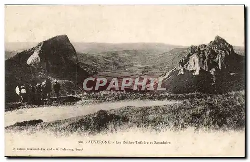 Auvergne Cartes postales Les roches Tuiliere et Sanadoire