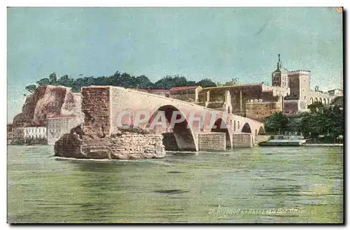 Avignon Cartes postales Pont St Benezet et le pont