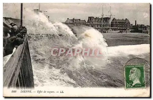 Dieppe Ansichtskarte AK Effet de vagues