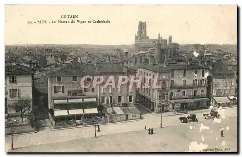 Albi Ansichtskarte AK Le plateau de Vigan et cathedrale