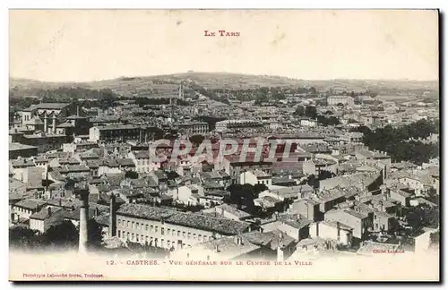 Castres Ansichtskarte AK Vue generale sur le centre de la ville