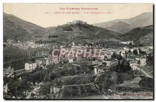 Amelie les Bains Cartes postales Vue generale de l&#39est