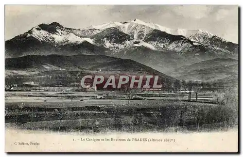 Cartes postales Le Canigou et les environs de Prades