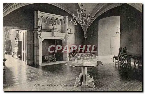 Pau Cartes postales Le chateau SAlle des gardes