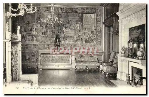 Pau Cartes postales Le chateau Chambre de Henri d&#39Albret