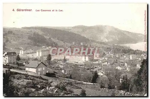 Gerardmer Ansichtskarte AK Les casernes et le lac