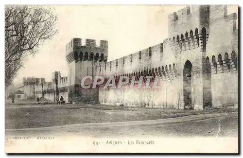 Avignon Cartes postales Les remparts