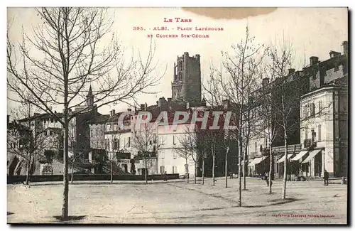 Albi Cartes postales place Laperouse et clocher Ste CEcile