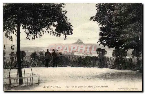 Avranches Cartes postales Vue sur la baie du Mont Saint Michel