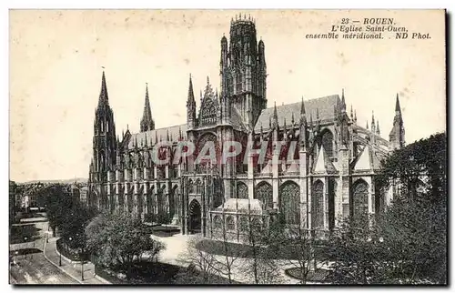 Rouen Cartes postales Eglise Saint ouen ensemble meridional