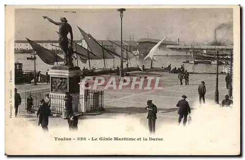 Toulon Cartes postales Genie maritime et la Darne