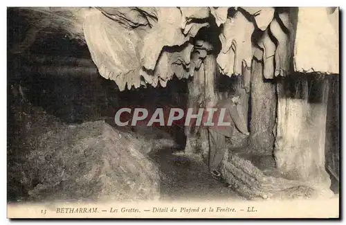 Betharram Ansichtskarte AK les grottes Detail du plafond et le fenetre