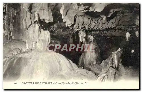 Ansichtskarte AK GRottes de Betharram Cascade petrifiee