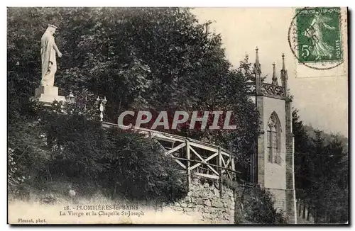 Plombieres les Bains Cartes postales La vierge et la chapelle Saint Joseph