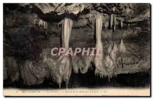 Betharram Ansichtskarte AK Les grottes detail de la salle des lustres