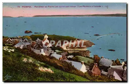 Paimpol Ansichtskarte AK Port Even ou Pierre Loti ecrivit son roman Les pecheurs d&#39Islande