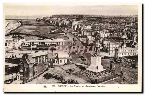 Dieppe Ansichtskarte AK Le casino et le boulevard Verdun