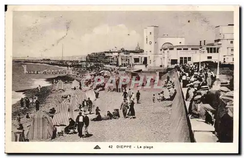 Dieppe Cartes postales La plage