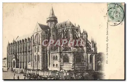 Eu - La Collegiale - Eglise Saint Laurent - Ansichtskarte AK