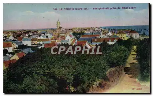 Le Croisic - Vue Generale prise du Mont Esprit - Cartes postales