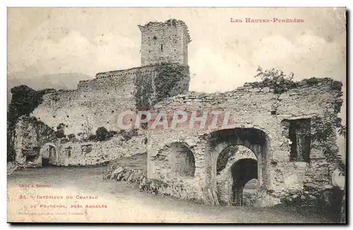 Pres Angeles - Interieur du Chateau de Peaucens - Cartes postales