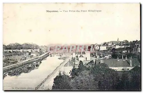 Mayenne - Vue Prise du Pont Metallique - Ansichtskarte AK