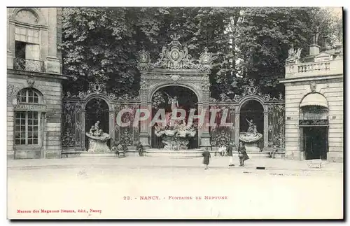 Nancy - Fontaine de Neptune - Cartes postales