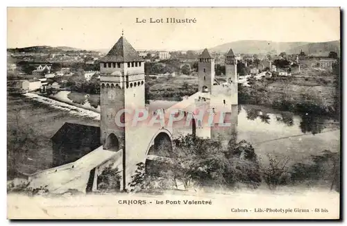Cahors - Le Pont Valentre - bridge - Cartes postales