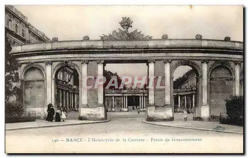 Nancy - Hemicycle de la Carriere Palais du Gouvernement - Cartes postales