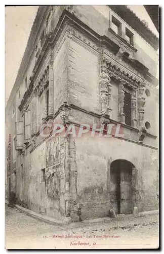 Narbonne - Monument historique - Les Trois Nourrices - Ansichtskarte AK