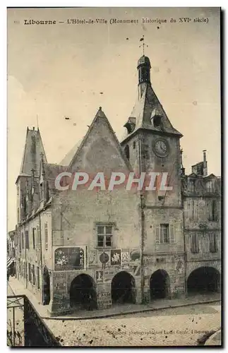 Libourne - L' Hotel de Ville - Cartes postales