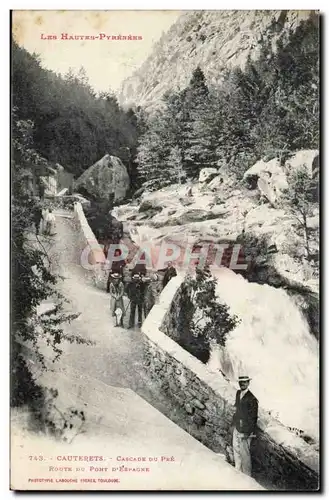 Cauterets - Cascade du Fee - Route de Pont D&#39Espagne - Ansichtskarte AK